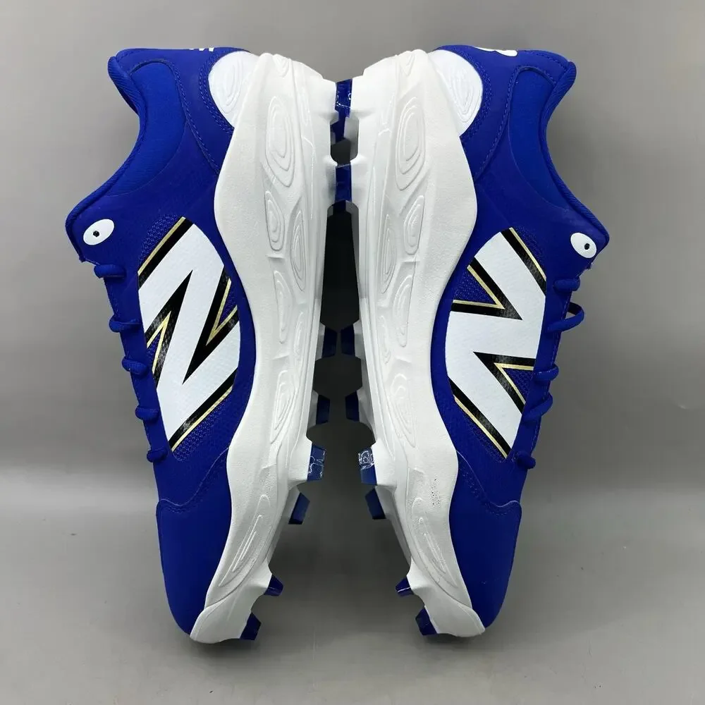 New Balance 3000v7 Molded Baseball Cleats Men Size 13 D Blue Comfort Low Shoes